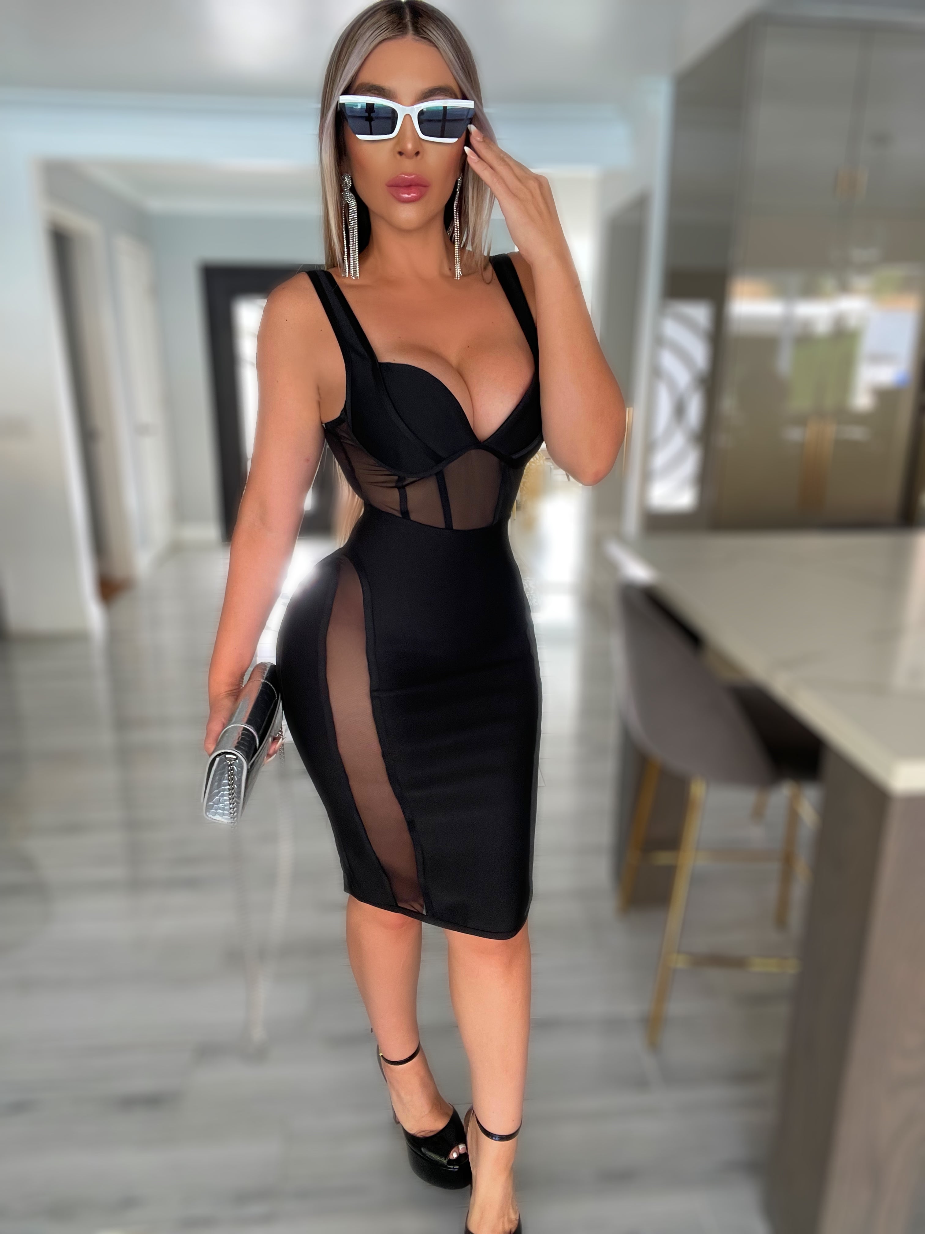 Zarahi Bandage Dress (Black) Zarahi Bandage Dress (Black)